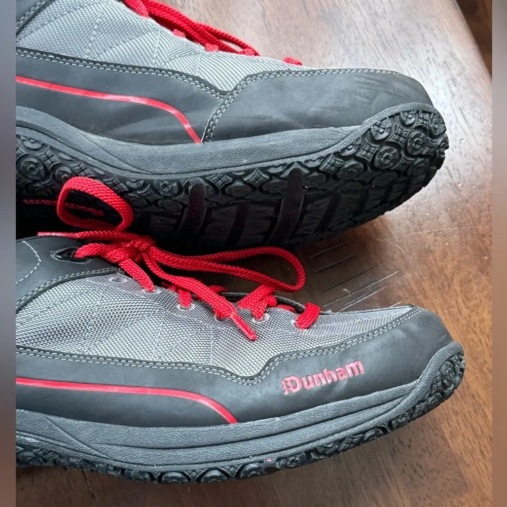 Dunham Men’s Cloud Plus Low Grey Waterproof Hiking Sneaker Size 14